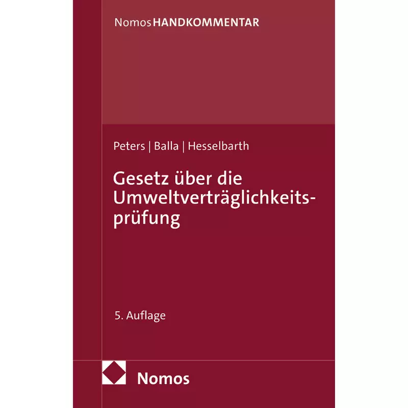 Gesetz über die Umweltverträglichkeitsprüfung