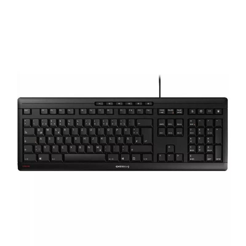 Cherry TAS STREAM KEYBOARD Corded CS-Layout schwarz | L10058207