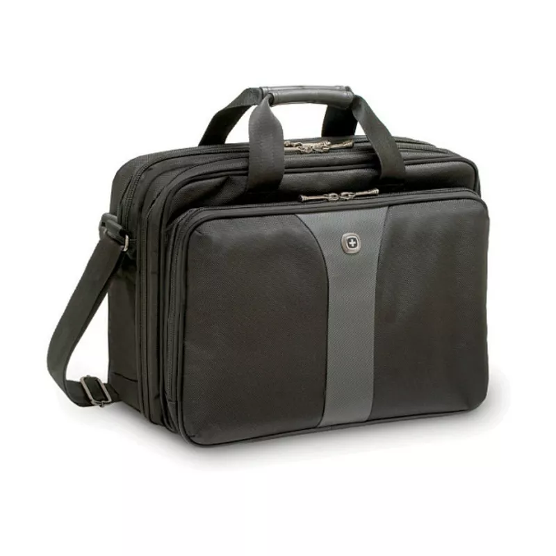 Wenger Legacy Double-Gusset BC Notebook Tasche 16 Zoll schwarz