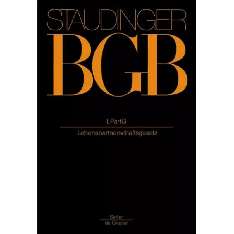 BGB - Bürgerliches Gesetzbuch - Lebenspartnerschaftsgesetz