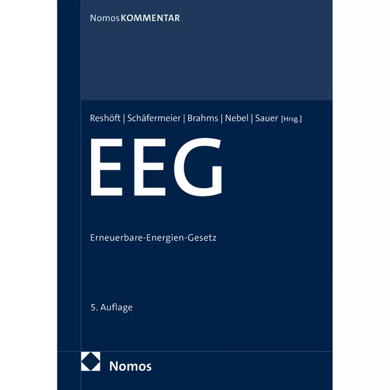 EEG. Erneuerbare-Energien-Gesetz