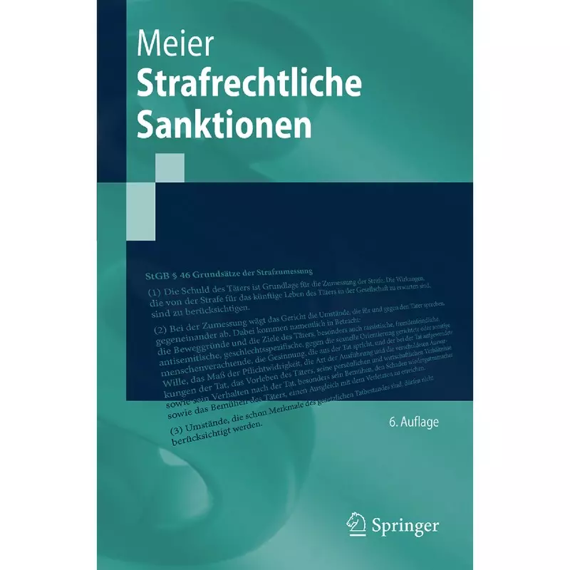 Strafrechtliche Sanktionen