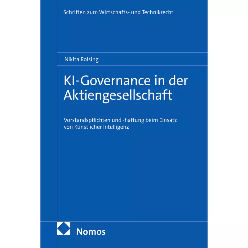 KI-Governance in der Aktiengesellschaft