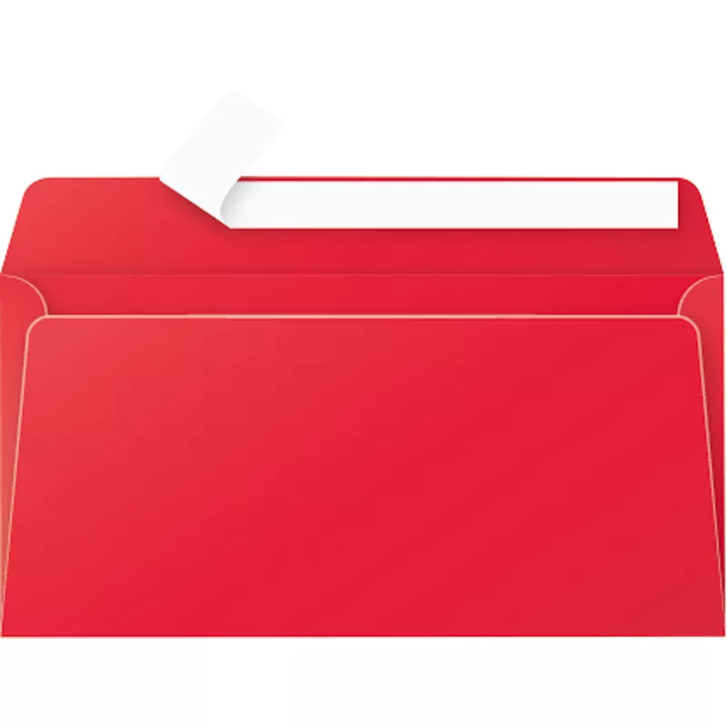 Clairefontaine Briefumschlag Pollen DL kirschrot 20 St.