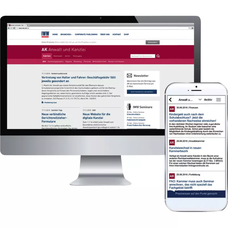 IWW AK Anwalt und Kanzlei digital