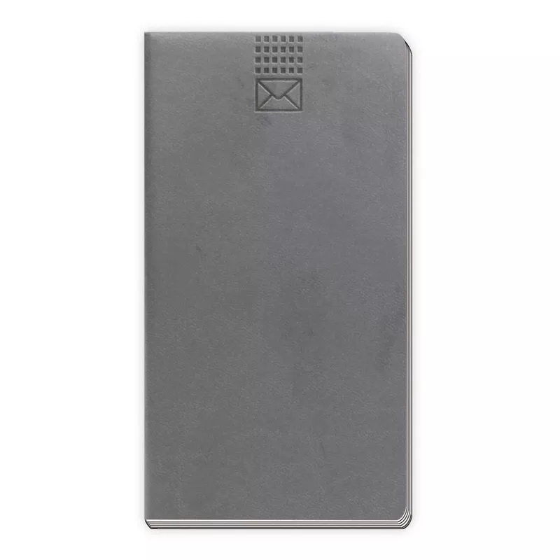 Adressbuch Soft Slim, 8 x 15 cm, anthrazit TRÖTSCH 20121N