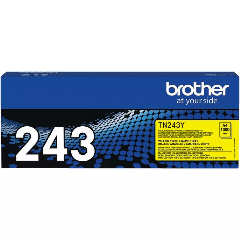 Brother Toner TN-243Y Gelb bis zu 1.000 Seiten nach ISO/IEC 19798
