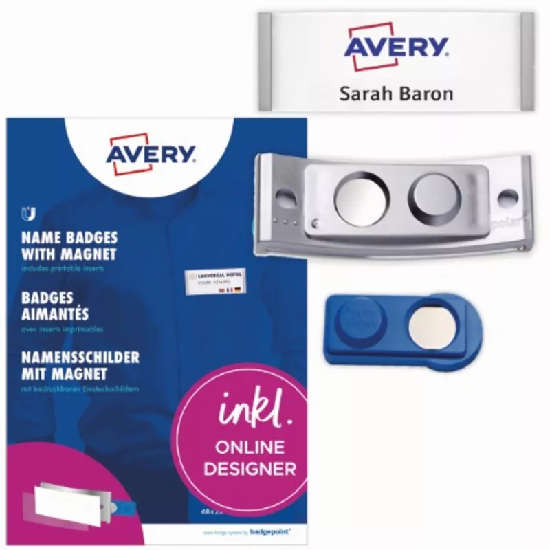 Avery Namensschild polar 70x30mm e.st 5St.