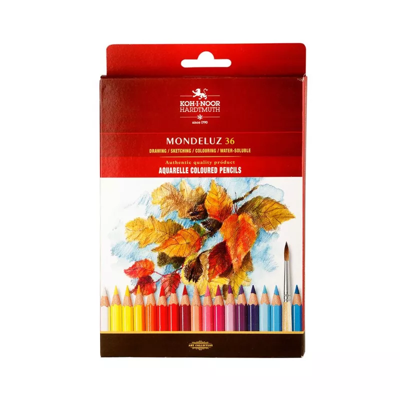 Aquarell- Künstlerfarbstifte 36er Pack im Pappetui KOH-I-NOOR 3719