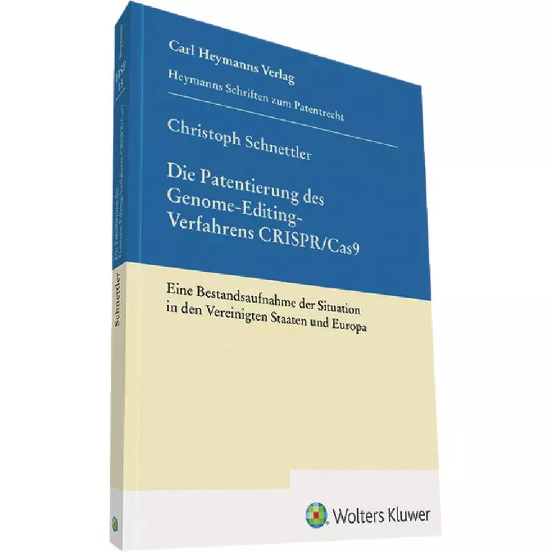 Die Patentierung des Genome-Editing-Verfahrens CRSPR/Cas9 (HSP 14)