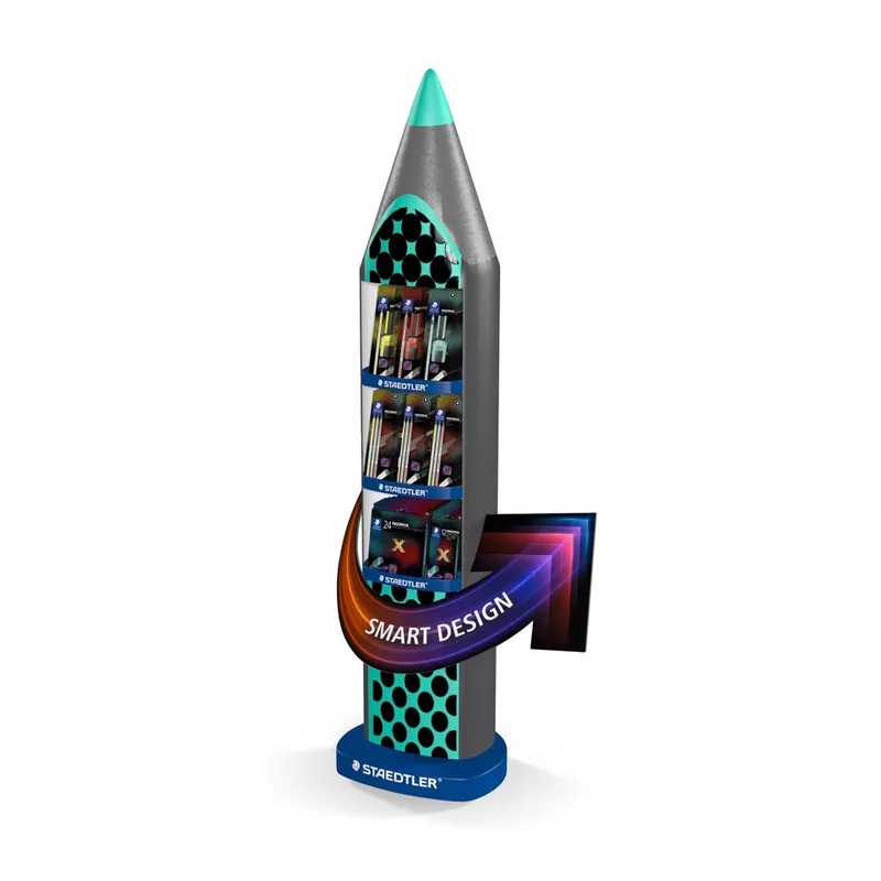 Bodendisplay Norix, 75 Einzelteile, sortiert STAEDTLER 18 GP-25