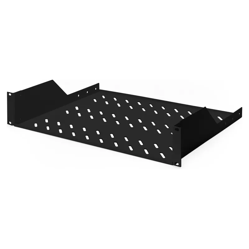 DIGITUS Fachboden 2HE 88x482x349mm bis 25KG schwarz