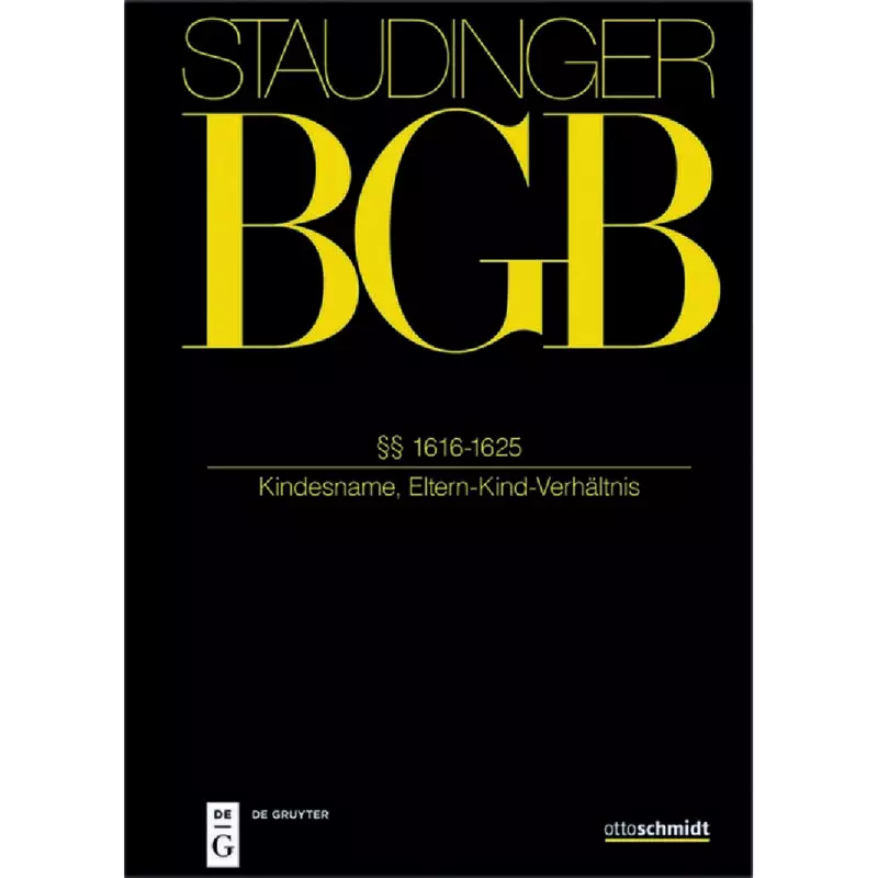 BGB - Bürgerliches Gesetzbuch - Buch 4: Familienrecht §§ 1616-1625