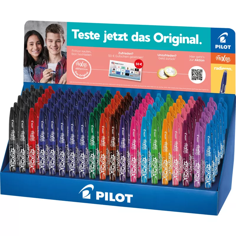 Tintenroller FriXion Ball 0,7 sortiert   im Display PILOT 2260D120