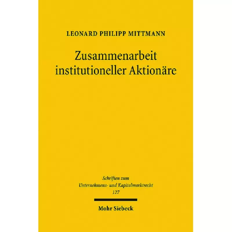Zusammenarbeit institutioneller Aktionäre
