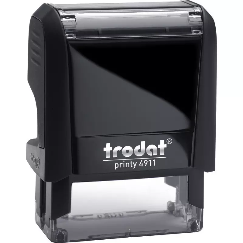 Trodat Selbstfärbender Textstempel Printy 4.0 4911, 4-zeilig, 37 x 14 mm