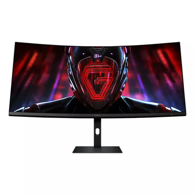 86,4cm/34 (3440×1440) Xiaomi Curved Gaming Monitor G34WQi 21:9 VA 1ms 180Hz HDMI 2.0 DisplayPort 1.4 350cd/m² Black