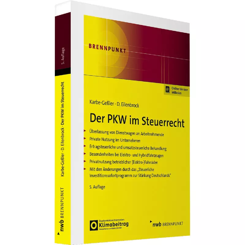 Der PKW im Steuerrecht