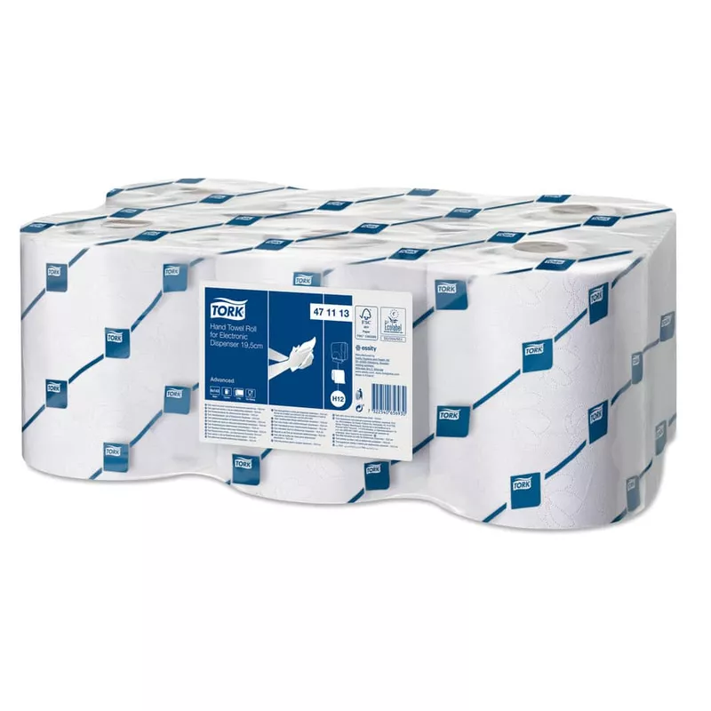 Rollenhandtuch Advanced H12, 2-lagig, 143m, weiß TORK 471113