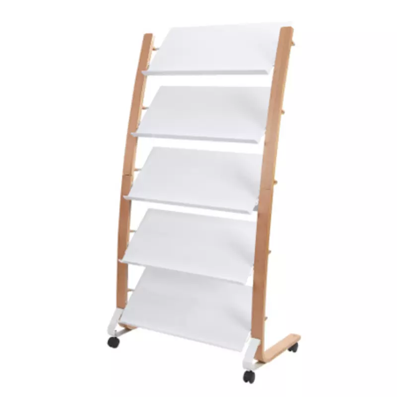 Alba Prospektständer 5x3Fächer holz/stahl