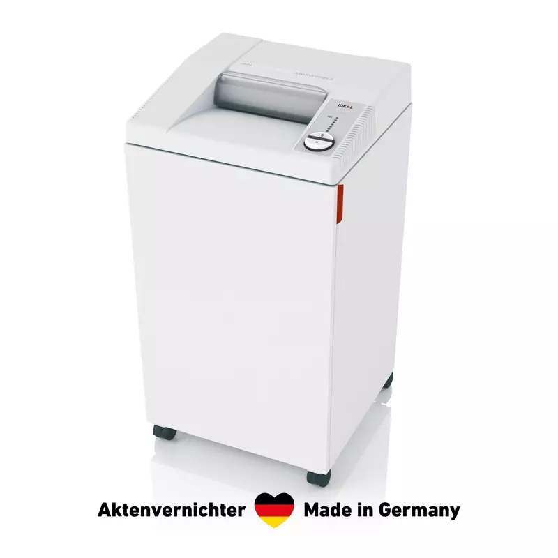 Aktenvernichter IDEAL 2604 CC 2x15 mit automatischem Öler