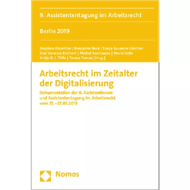 Arbeitsrecht im Zeitalter der Digitalisierung
