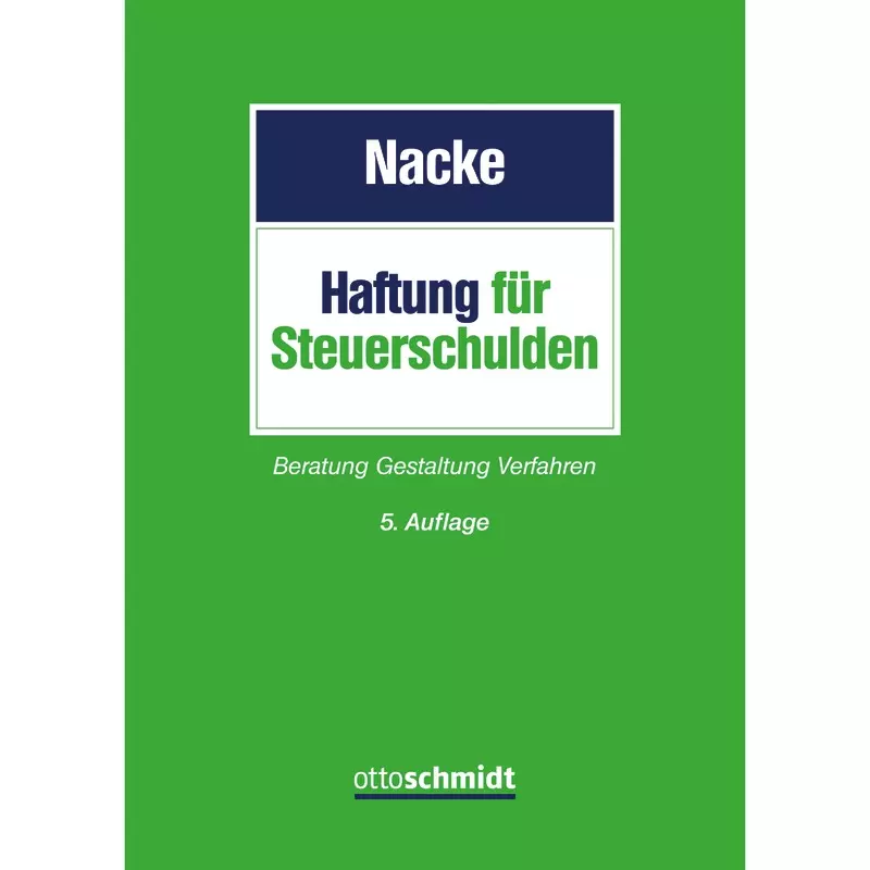 Die Haftung für Steuerschulden