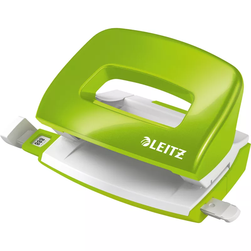 Leitz Locher Mini NeXXt WOW max.10Bl. grün