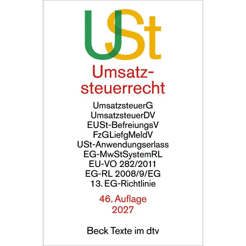 Umsatzsteuerrecht: USt (dtv 53365)