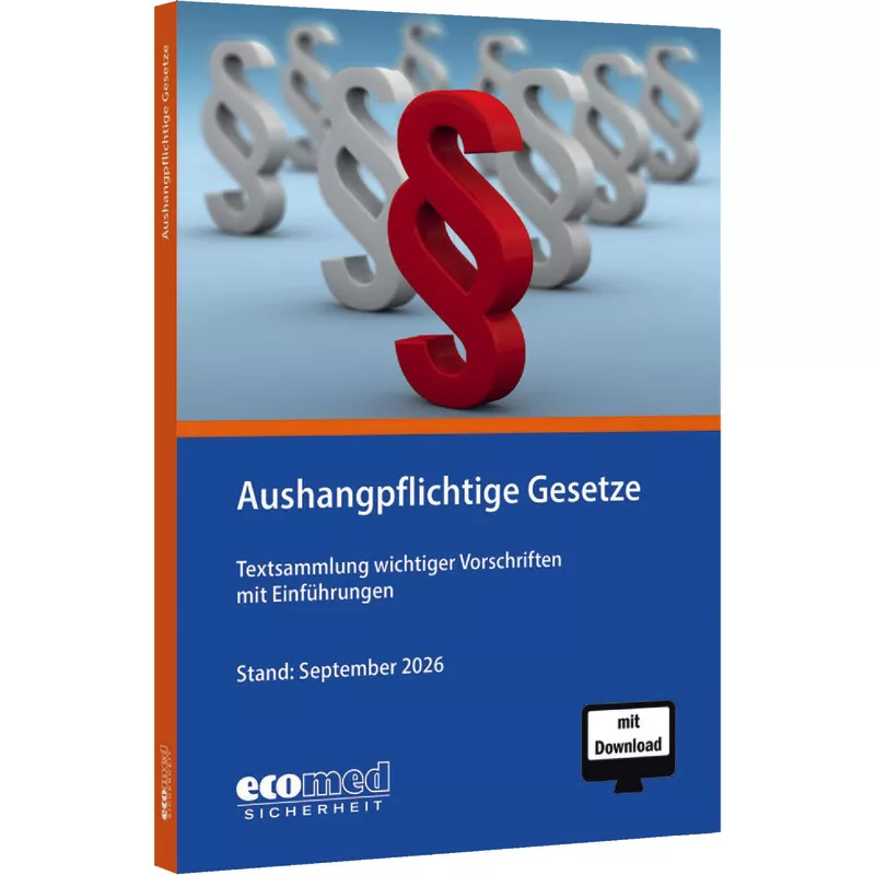 Aushangpflichtige Gesetze