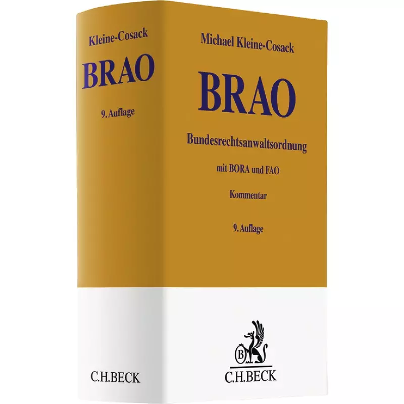 Bundesrechtsanwaltsordnung: BRAO