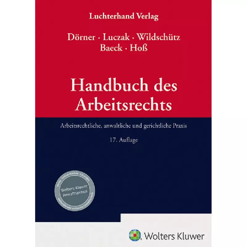 Handbuch des Arbeitsrechts