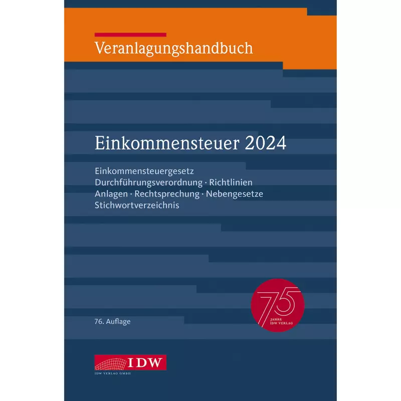 Veranlagungshandbuch Einkommensteuer 2024