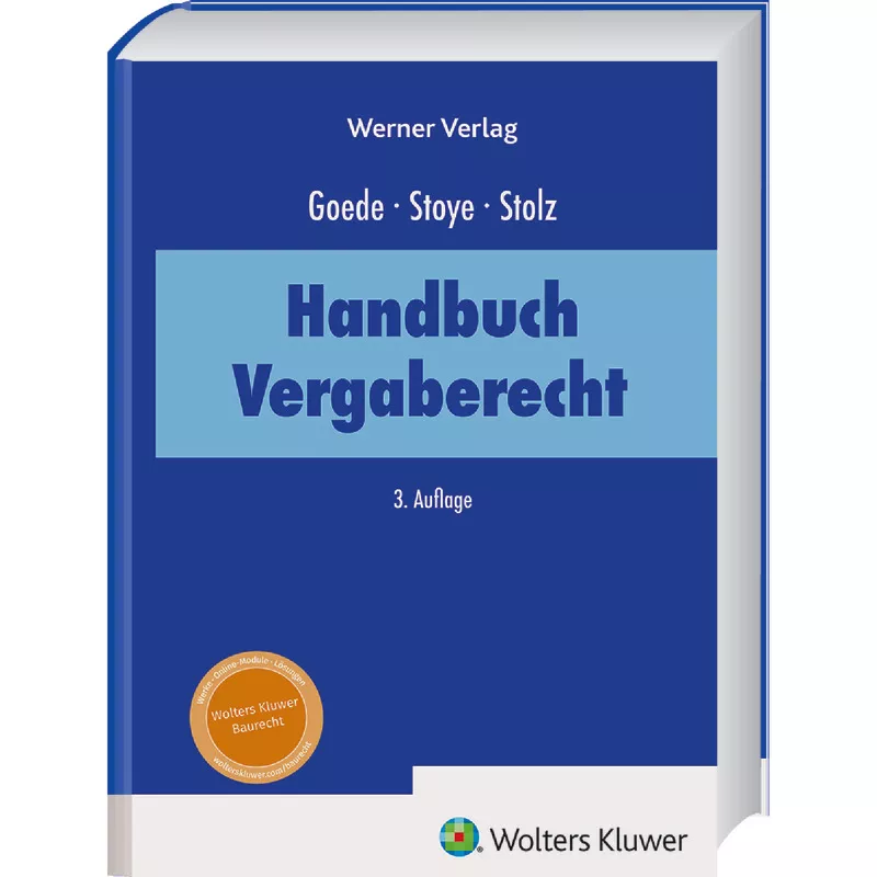 Handbuch des Vergaberechts