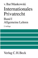 Internationales Privatrecht - Band 1