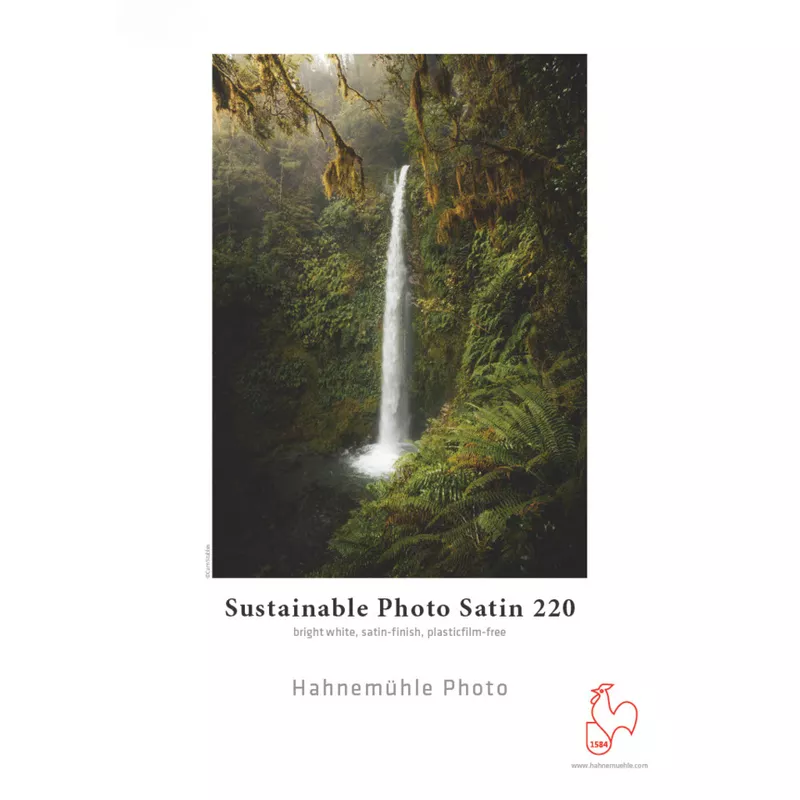 Inkjet Fotopapier Sustainable Photo Satin, A4, 200g/m², 25 Blatt, hellweiß HAHNEMÜHLE 10 641 880
