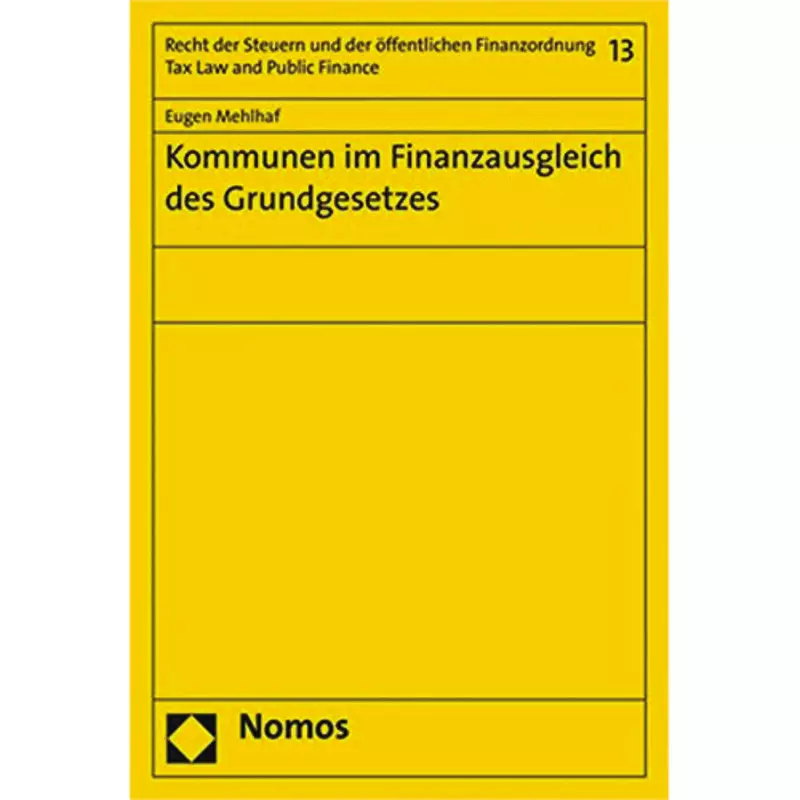 Kommunen im Finanzausgleich des Grundgesetzes