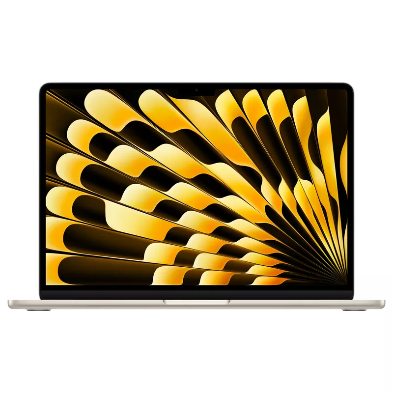 Apple Mac Book Air: Apple M5 chip with 10-core CPU and 10-core GPU, 16GB, 1TB SSD - Starlight