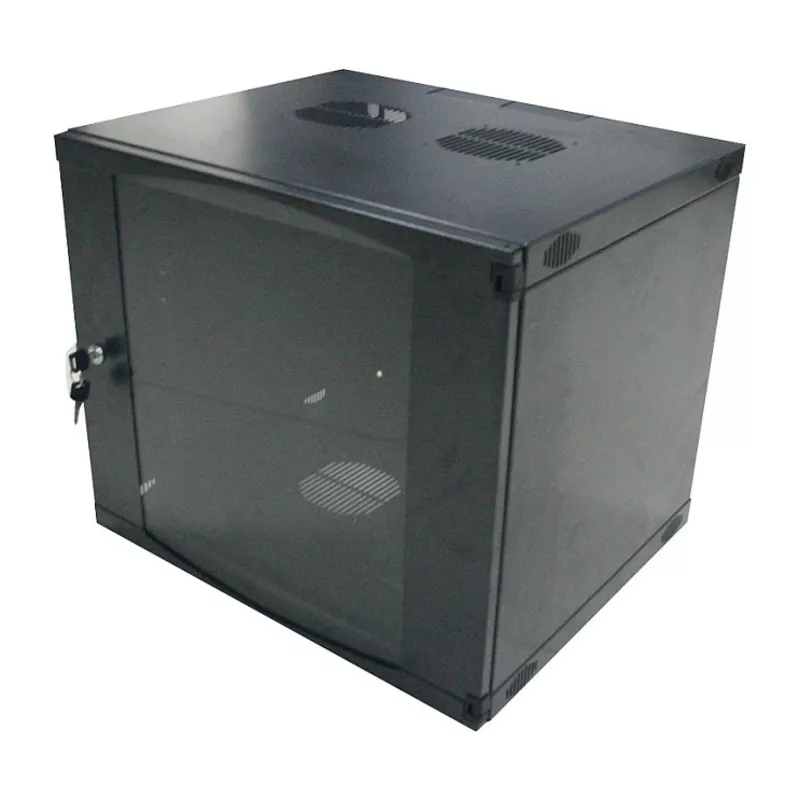 Logilink 19 Wallmount Single Section Box 09U, Flat Pack, black