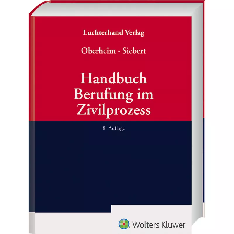 Handbuch Berufung im Zivilprozess