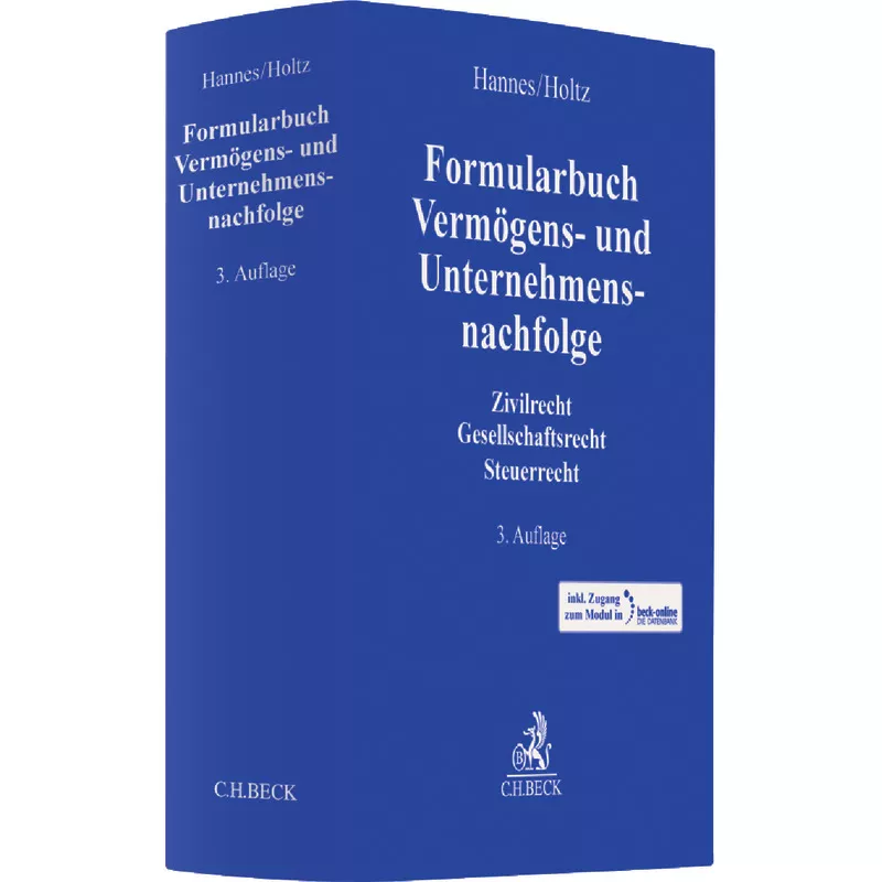 Formularbuch Vermögens- und Unternehmensnachfolge