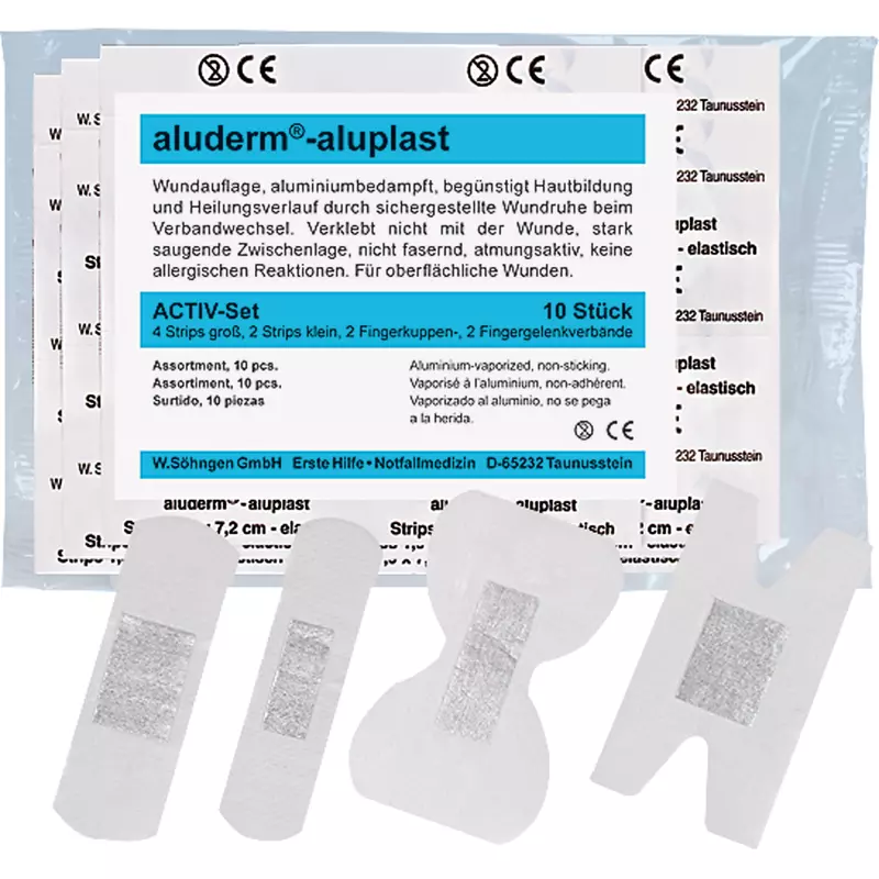 aluderm Wundpflaster Activ- Set aluplast Set 10 St.