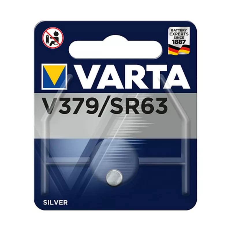 Batterie Knopfzelle V379 (SR63) 1.55V *Varta*