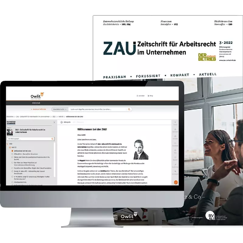 ZAU - Zeitschrift für Arbeitsrecht im Unternehmen - Abonnement