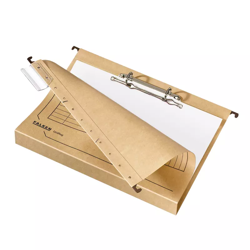 Falken Hängesammler A4 40mm Boden 2Ring braun