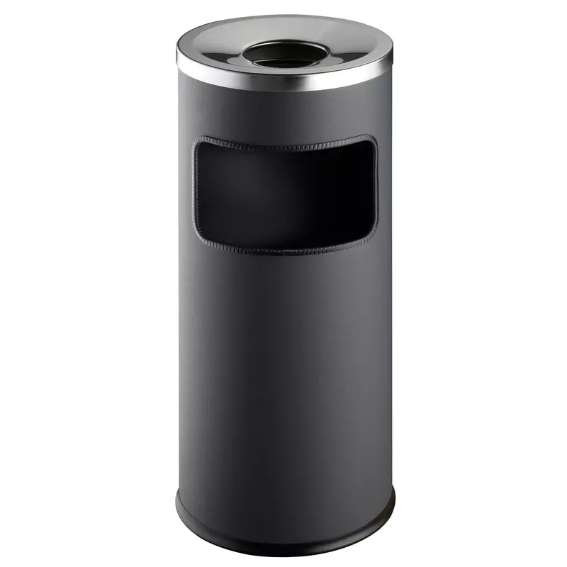 Papierkorb mit Ascher SAFE rund | L10036675