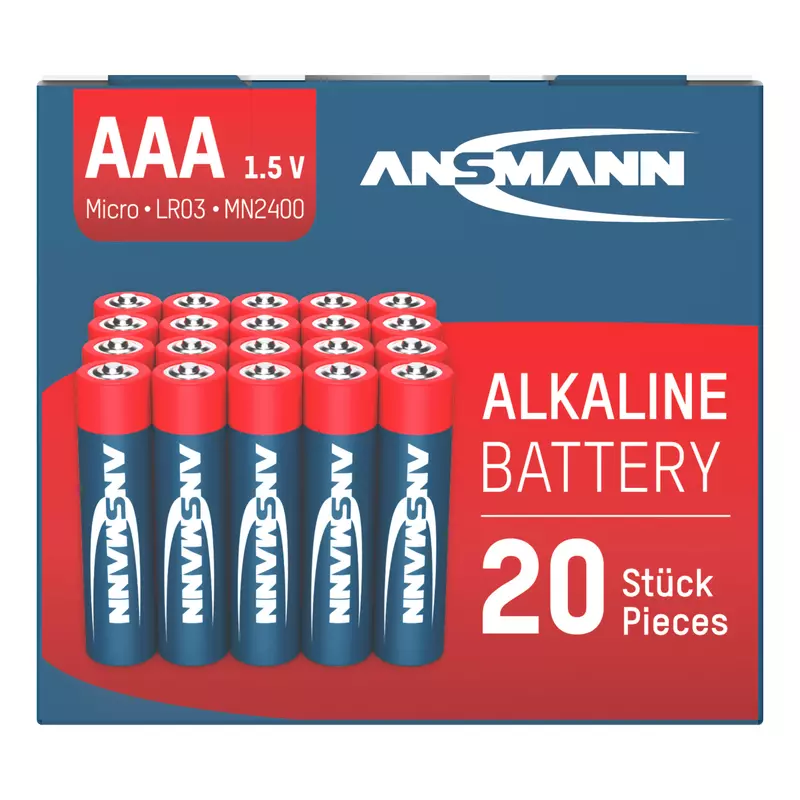 Ansmann Batterie Alkaline Micro AAA LR03 20St.