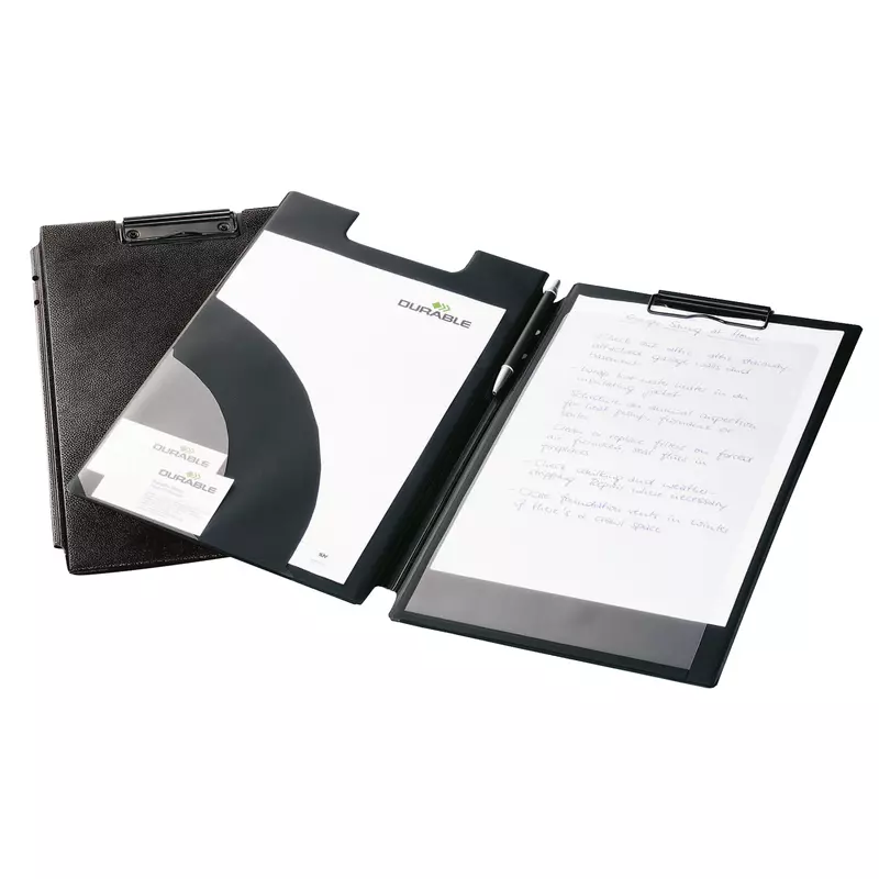 Durable Blockmappe DIN A4 Einschlagblatt schwarz