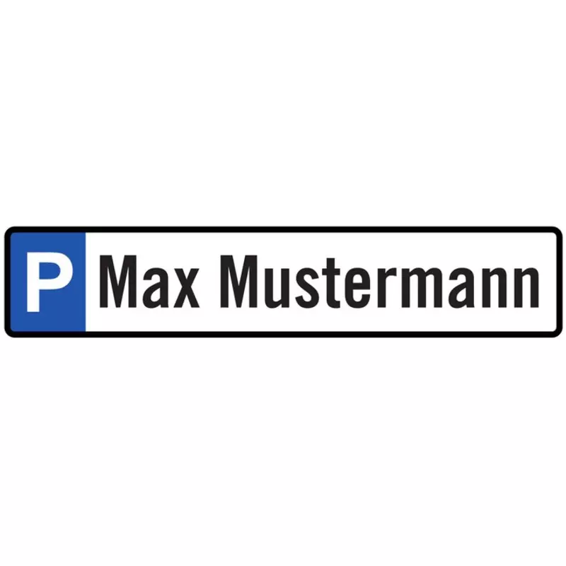 Reservierungsschild mit Wunschtext, Design 01