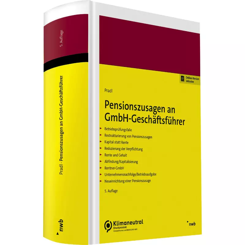 Pensionszusagen an GmbH-Geschäftsführer